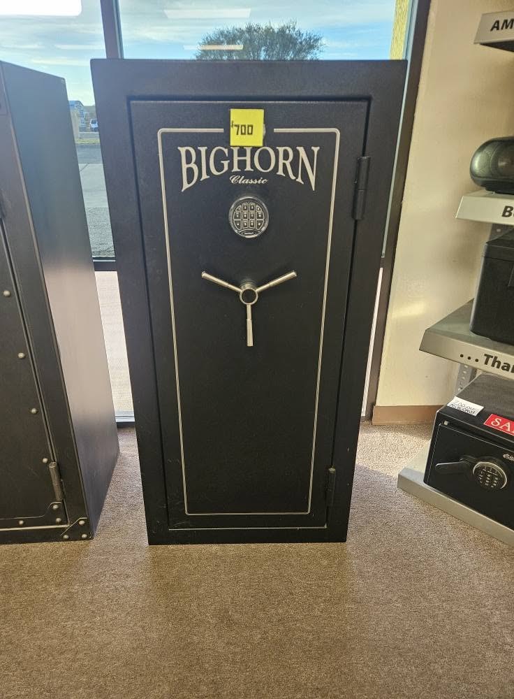 Bighorn gun safe on the showroom floor